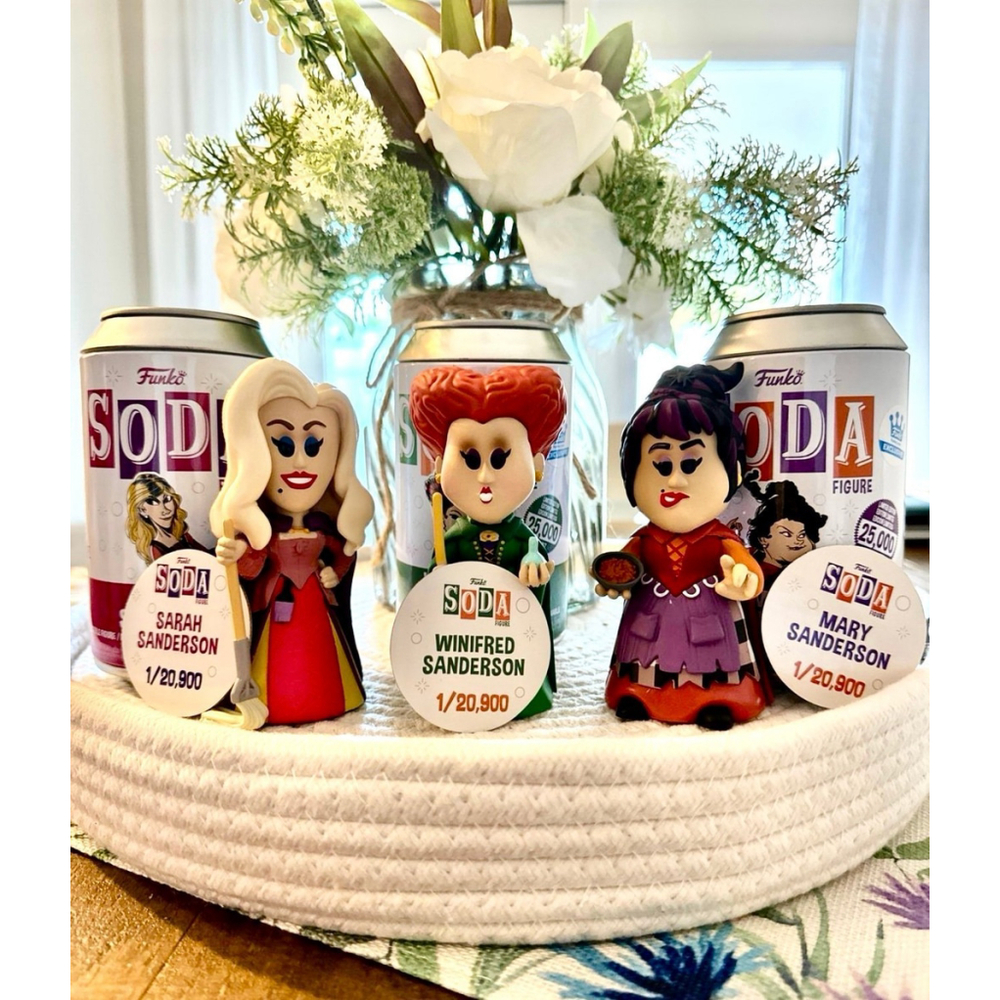Funko Soda Hocus Pocus 6 Piece Set w/ all three Chase